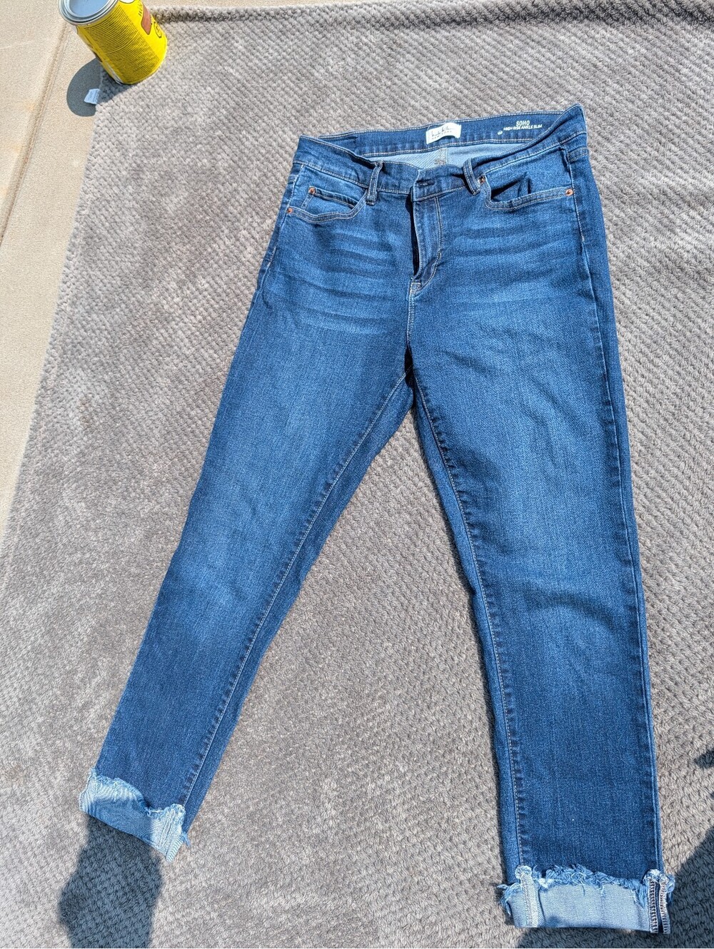Nicole Miller Soho High-Rise Ankle Slim Denim Jeans Women’s Size 8